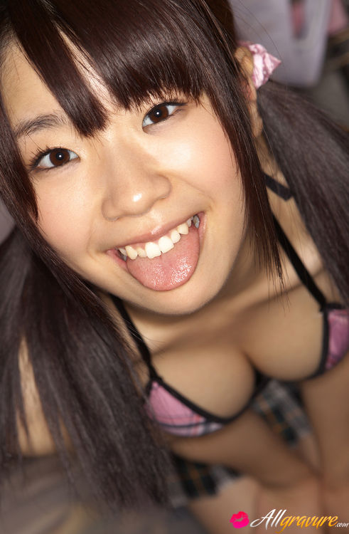Naughty Asian Tits Pussy - Hikari Azuma Asian shows hot butt under skirt and naughty boobs